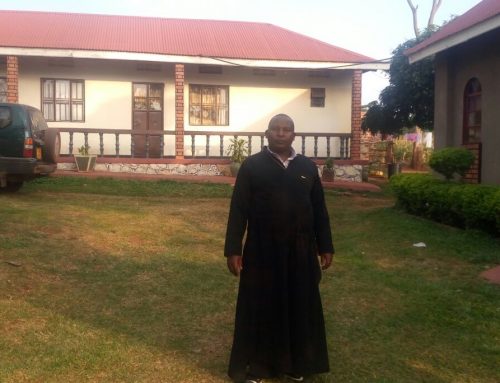 Fr Constantinos in a convent Uganda