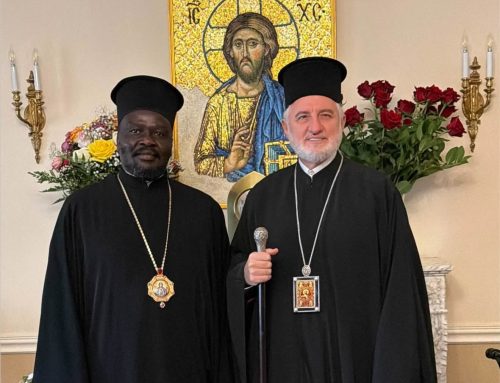 His Eminence Archbishop Elpidophoros Welcomes Metropolitan Neofitos of Eldoret and Northern Kenya