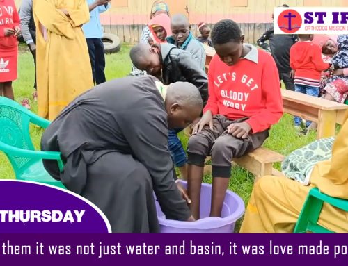 A Basin of Love on Holy Thursday at St. Irene Orthodox Mission Centre